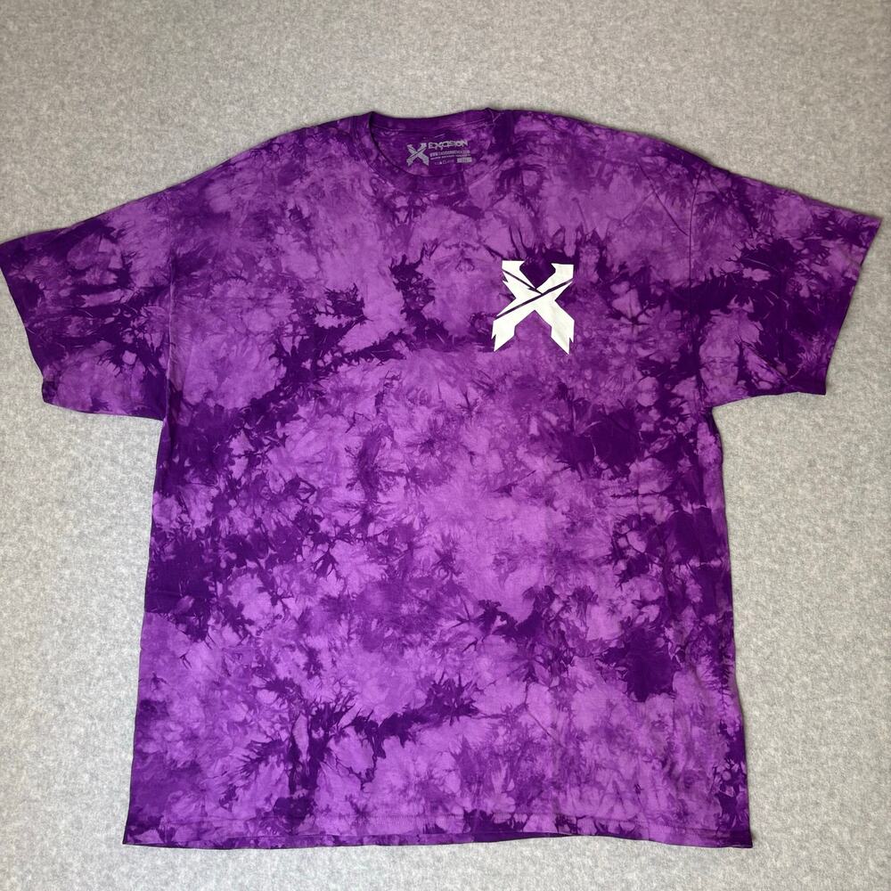 Excision Mile High Tie-Dye Graphic Band Music T-Shirt Size XXL